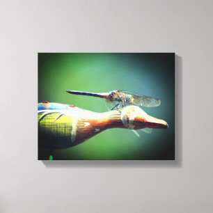 Dragonfly Co Pilot Insekt Canvastryck