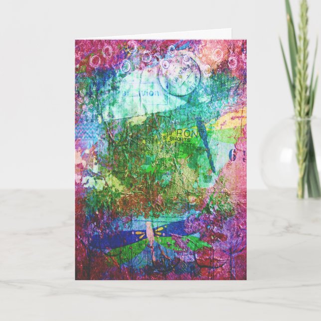 Dragonfly Collage, kom snart Kort (Framsida)