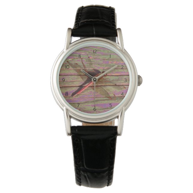Dragonfly Colorful Armbandsur (Framsida)