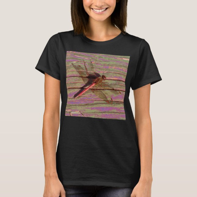 Dragonfly Colorful T-Shirt (Framsida)