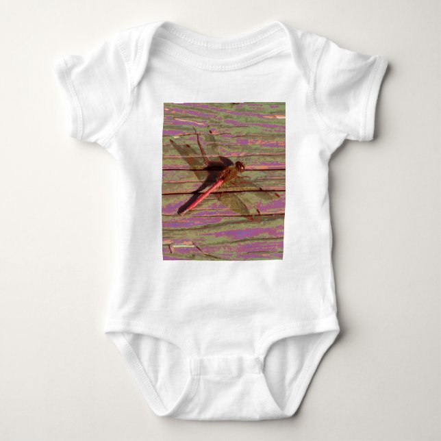 Dragonfly Colorful T Shirt (Framsida)