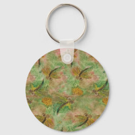 Dragonfly Cotton Candy Nyckelring