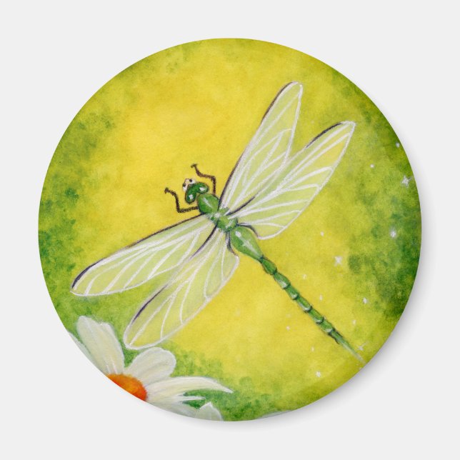 Dragonfly Daisy Magnet (Framsidan)