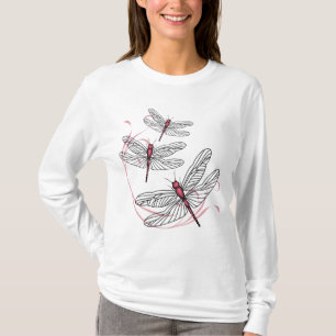 Dragonfly Dam Långärmad Rosa T-shirt