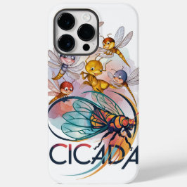 "Dragonfly Dance: A Vibrant Cicada Composition"?