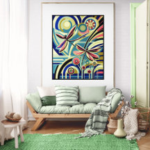 Dragonfly Dance: Art Deco Flight