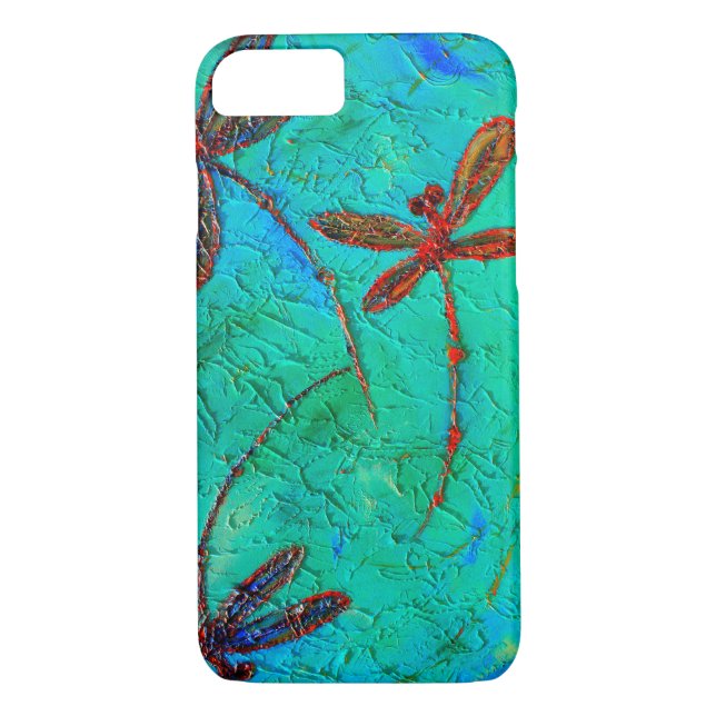 Dragonfly Dance Case-Mate iPhone Skal (Baksida)