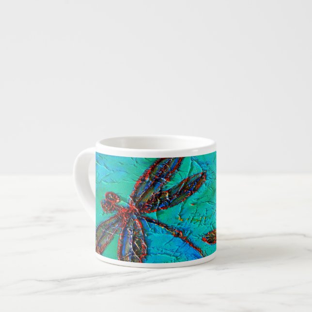 Dragonfly Dance Espressomugg (Framsida vänster)