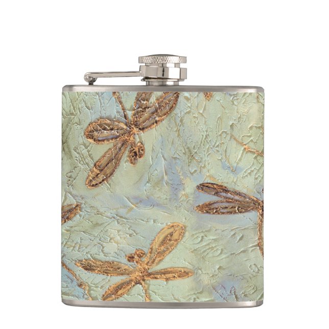 Dragonfly Dance Guld Fickplunta (Framsidan)