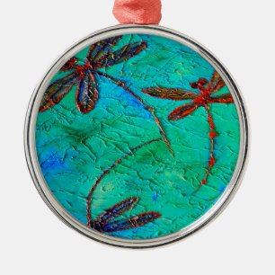 Dragonfly Dance Julgransprydnad Metall