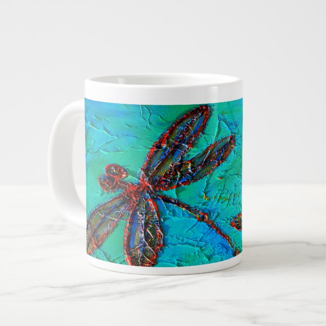 Dragonfly Dance Jumbo Mugg (Framsida vänster)