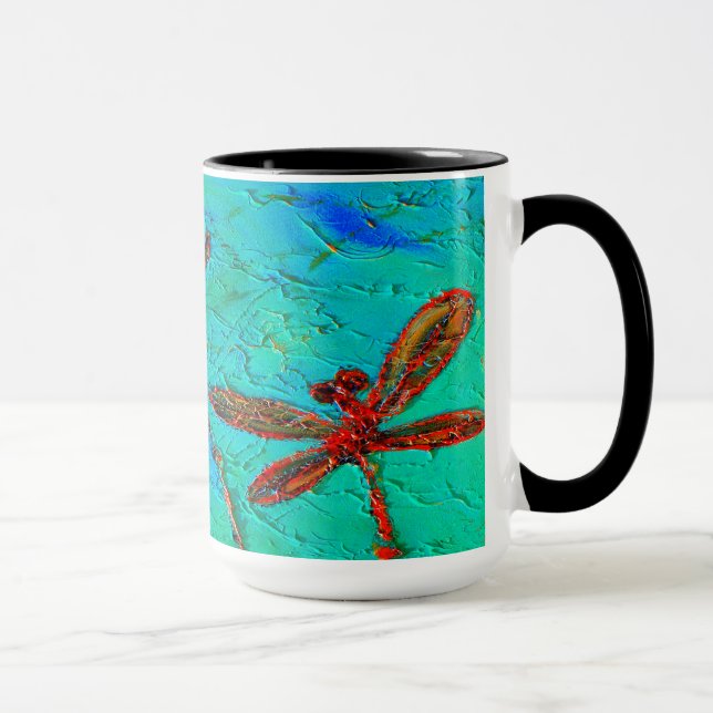 Dragonfly Dance Mugg (Höger)