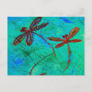 Dragonfly Dance Vykort