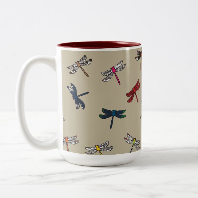 Dragonfly Dandy Coffee/Tea Mugg (Vänster)
