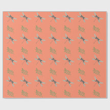 Dragonfly Delight: Coordinated Wrapping Papper