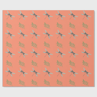 Dragonfly Delight: Coordinated Wrapping Papper Presentpapper
