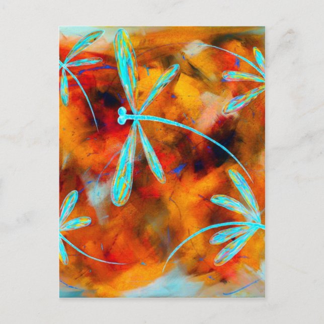 Dragonfly Desert Flit Vykort (Framsida)