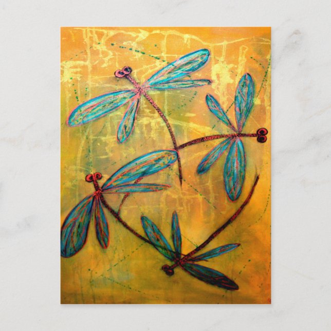 Dragonfly Dimma Vykort (Framsida)