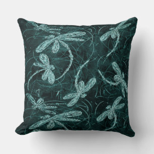 Dragonfly Disco Midnight Blue Kudde