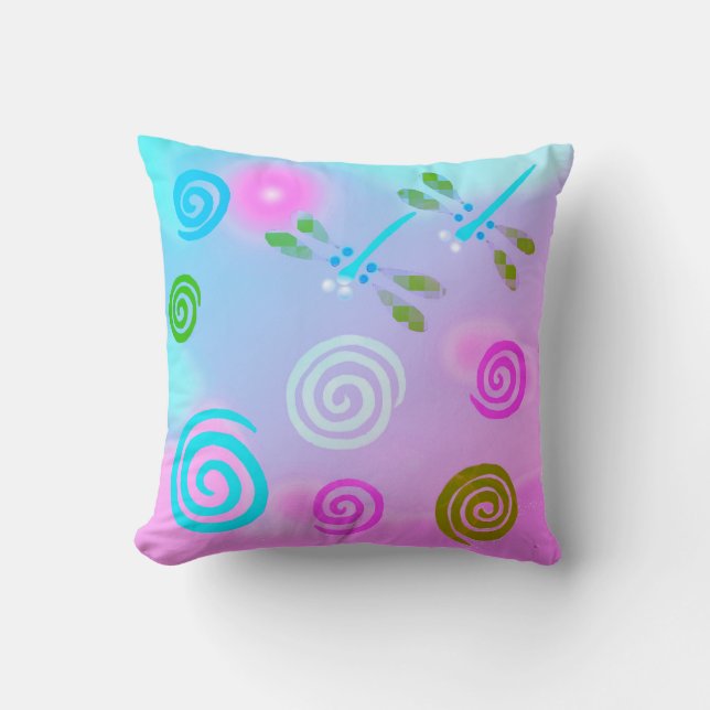 Dragonfly Dream Dekorativ kudde (Framsida)