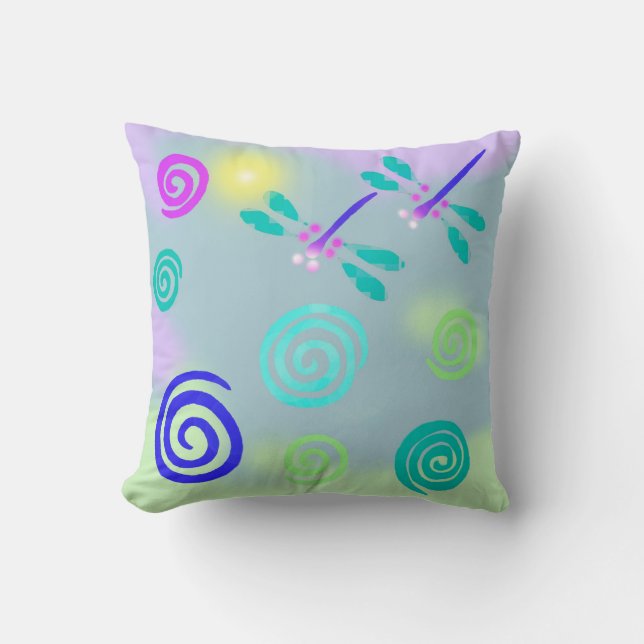 Dragonfly Dream Dekorativ kudde (Framsida)