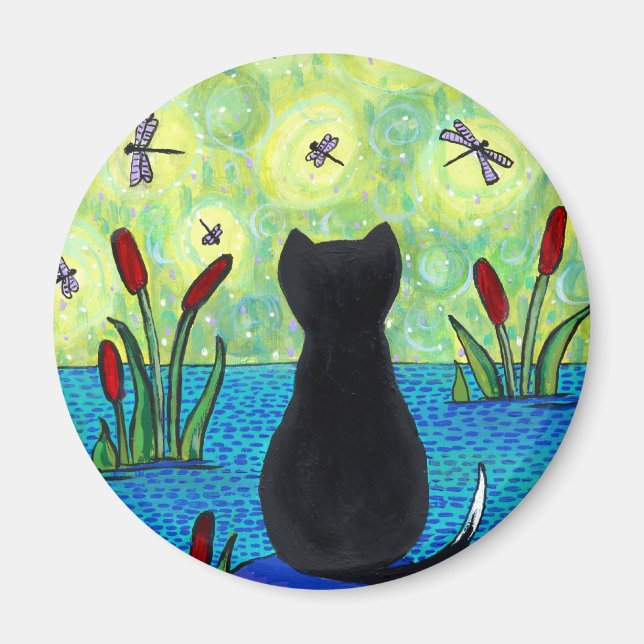 Dragonfly Dreamer Magnet (Framsidan)