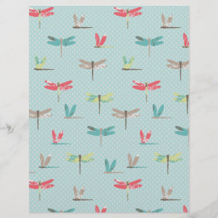 Dragonfly Dreams Scrapbook Papper