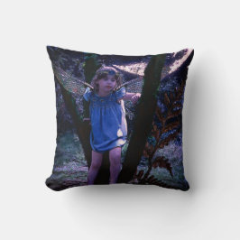 Dragonfly Fairy in Moonlight Kudde