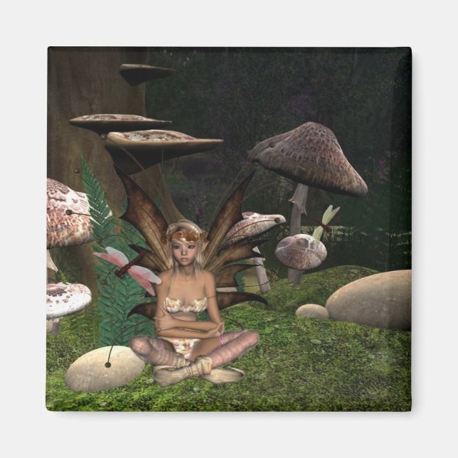 dragonfly Fairy Magnet (Framsidan)