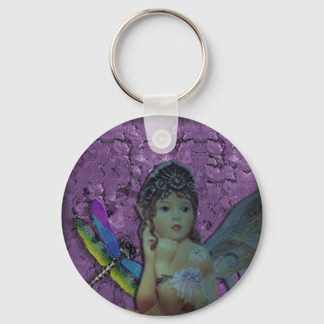dragonfly Fairy-nyckelkedja Nyckelring (Framsida)
