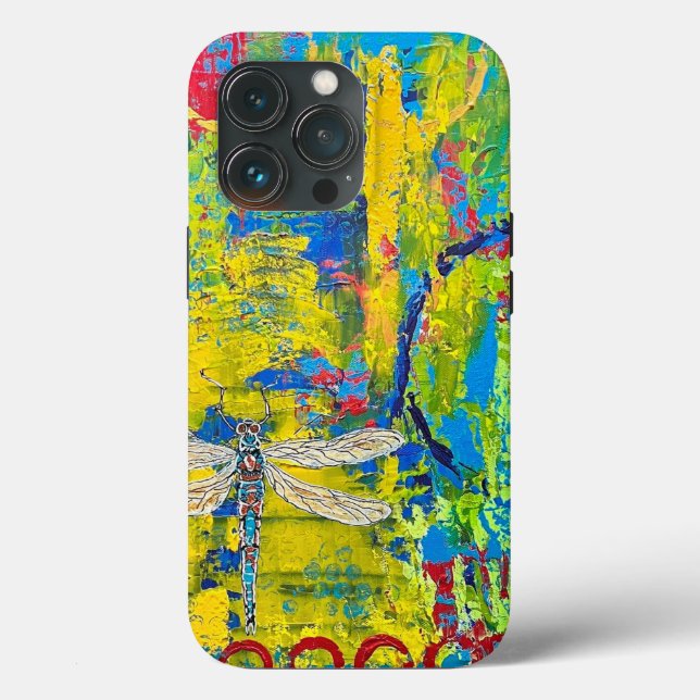 dragonfly färglös iPhone/iPad-väska (Baksida )