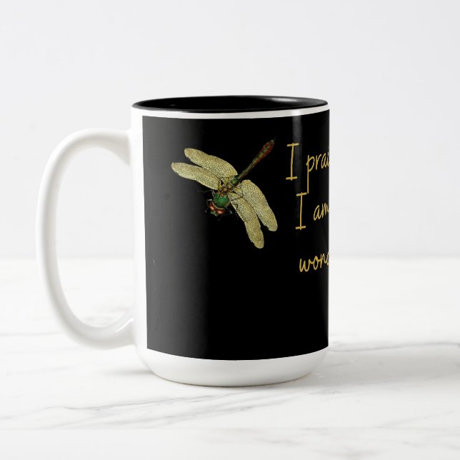 Dragonfly Fearully/Wonderfull Made Mugg (Vänster)