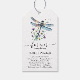 Dragonfly Firande i livets favoritmärken Presentetikett