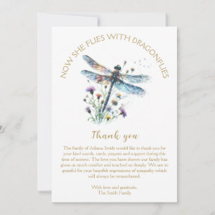 Dragonfly Firande of Life - tackkort Inbjudningar