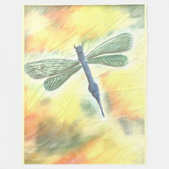 Dragonfly Fleecefilt (Framsidan)