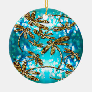 Dragonfly Flit Bubbles Julgransprydnad Keramik