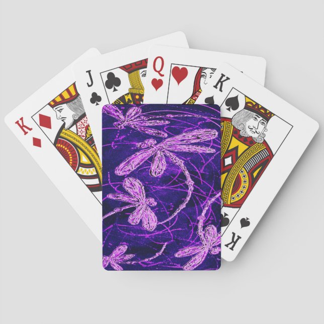 Dragonfly Flit Disco Casinokort (Baksidan)