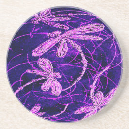 Dragonfly Flit Disco Underlägg Sandsten