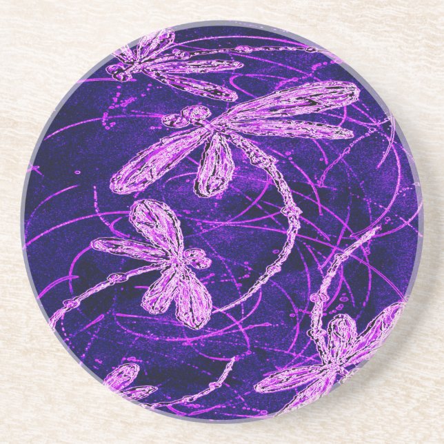 Dragonfly Flit Disco Underlägg Sandsten (Framsidan)