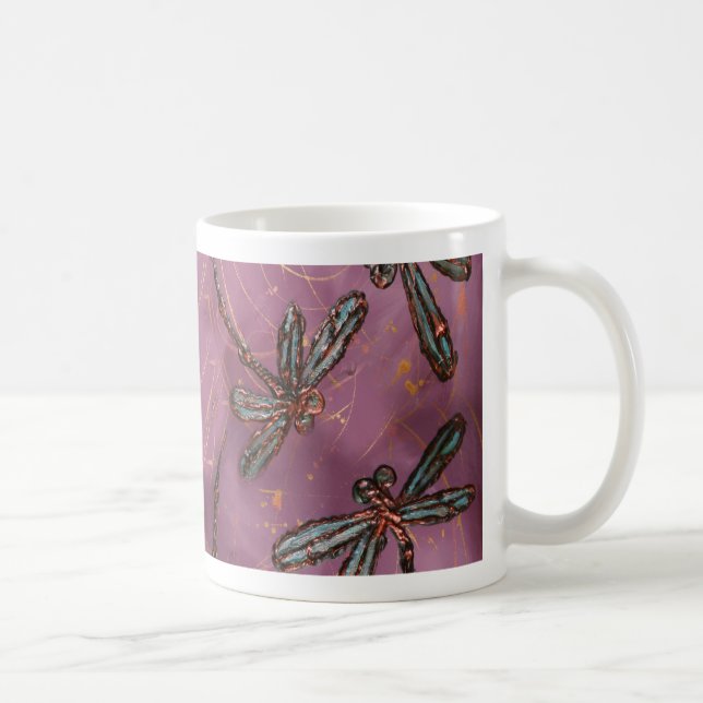 Dragonfly Flit Dusky Ro Kaffemugg (Höger)