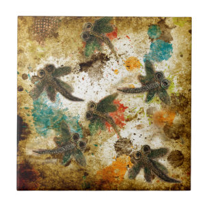 Dragonfly Flit Rustic Stänk Kakelplatta