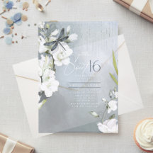 Dragonfly Floral Sweet 16 Damblå ID1310
