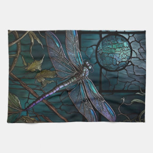 Dragonfly för fastnat glas kökshandduk
