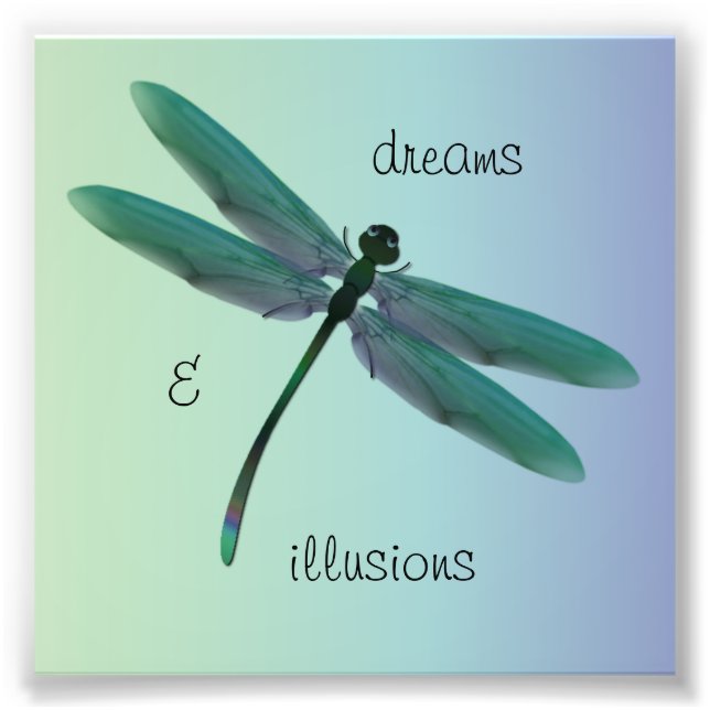 Dragonfly Fototryck (Framsidan)