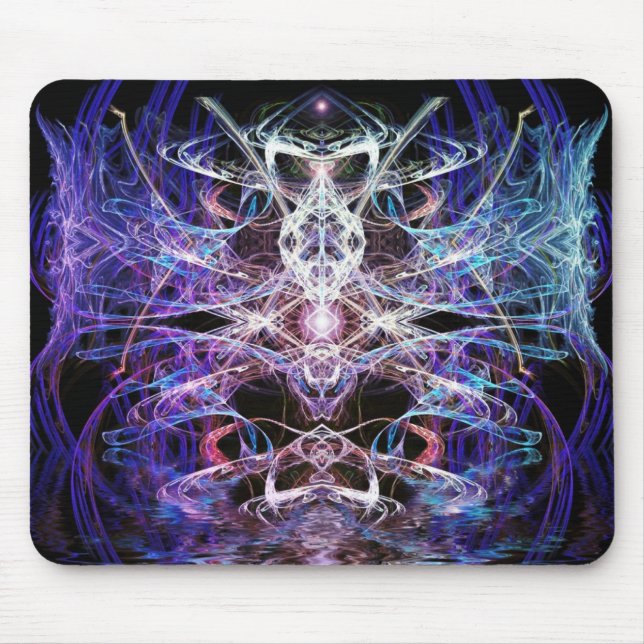 dragonfly fractal fantasy Mousepad Musmatta (Framsidan)