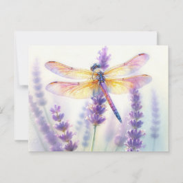 Dragonfly från Lavender Flowers vykort