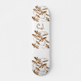 Dragonfly Frenzy Guld Skateboard Deck