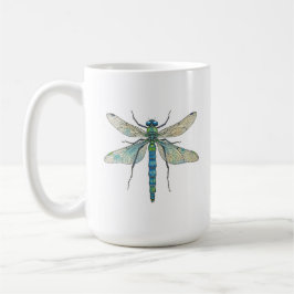 Dragonfly friendship rare beautiful uplifting kaffemugg