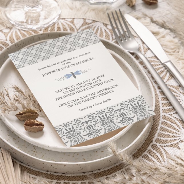 Dragonfly Garden Party-inbjudningar Inbjudningar (Skapare uppladdad)