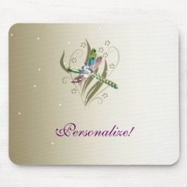 Dragonfly Glow Mousepad Musmatta